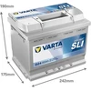 VARTA Mėlyna Dynamic D24 (560408054) 60Ah akumuliatorius