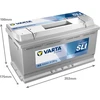 Akumuliatorius VARTA Sidabrinis Dynamic, 100 Ah, 830 A, 353 x 175 x 190 mm