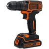 Black &amp; Decker Akumuliatorinis gręžtuvas su baterija Juodas &amp; Decker BDCDC18-QW, 18 V, 1,5 Ah