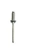 Alumīnija kniedes ar pusapaļu galvu Haushalt RAL7040, 4 mm x 10 mm, 50 gab.
