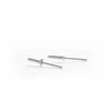 Alumīnija kniedes ar pusapaļu galvu Haushalt, 2.4 mm x 6 mm, 50 gab.