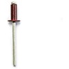 Aliumininės kniedės pusapvale galva Haushalt RAL3005, 4 mm x 10 mm, 50 vnt.