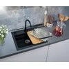 Alveus Virtuvės kriauklė su maišytuvu F5EDC Atrox, 68 cm x 56 cm x 22 cm, juoda