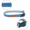 Ami Play Reguliuojamas antkaklis Amiplay Denim, mėlyna, 200-350x10 mm