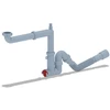 Ani_Plast SIPHON 1 1/2X4 WITH HOSE 40X40