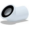 Ani Plast Tualeto išleidimas - 110 mm, standus 45*