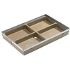 Batų valymo padėklas Aco Vario 00399, polimerinis betonas, cinkuotas plienas, 75 cm x 50 cm