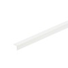 Cezar PVC kampinis profiliuotis W-PC-K1010-101-275, baltos sp., 2750 x 10 x 10 mm