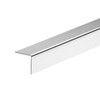 Cezar PVC kampinis profiliuotis W-PC-K2020-152-275, sidabrinės sp., 2750 x 20 x 20 mm