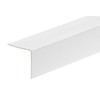 Cezar PVC kampinis profiliuotis W-PC-K4040-101-275, baltos sp., 2750 x 40 x 40 mm