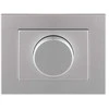 LED lempų (1-100W) šviesos reguliatorius VILMA XP 500 su rėmeliu, metalo spalvos