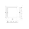 Revizinės durelės Europlast RL2020A, 200 mm x 200 mm