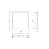 Apžiūros liukas Europlast RL2020A. 200 mm x 200 mm