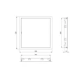 Revizinės durelės EUROPLAST RL3030A, 30 x 30 cm