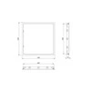 Revizinės durelės Europlast RL4040, 400 mm x 400 mm