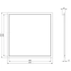 Apžiūros liukas Europlast RLR6060, 606 mm x 606 mm