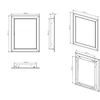 Haushalt Revizinės durelės RD-150x200