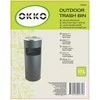 Okko Šiukšliadėžė Colorovo ROUND TRASH BIN WITH ASHTRAY T-Y0617M