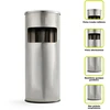 Okko Colorovo ROUND TRASH BIN WITH ASHTRAY T-Y0617S