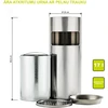 Okko Colorovo ROUND TRASH BIN WITH ASHTRAY T-Y0617S
