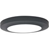 Sieninis šviestuvas Lubinis lauko šviestuvas Lutec Kayah, 16.5W, LED, IP54, tamsiai pilka sp., 30.5 cm x 4 cm