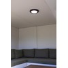 Sieninis šviestuvas Lubinis lauko šviestuvas Lutec Kayah, 16.5W, LED, IP54, tamsiai pilka sp., 30.5 cm x 4 cm