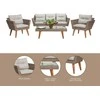 Lauko baldų komplektas Domoletti OUTDOOR FURNIT SET TABLE 2CHAIR AND SOFA