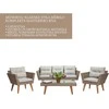 Lauko baldų komplektas Domoletti OUTDOOR FURNIT SET TABLE 2CHAIR AND SOFA