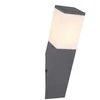 Lauko sieninis šviestuvas Domoletti Corte DH1430, 15W, E27, IP44, antracito spalvos, 8 cm x 33 cm