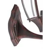 Sieninis šviestuvas Āra sienas lampa Domoletti EL-560UP, 100W, E27, IP44, melna krās./sarkana krās., 21 cm x 51 cm