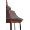 Sieninis šviestuvas Āra sienas lampa Domoletti EL-560UP, 100W, E27, IP44, melna krās./sarkana krās., 21 cm x 51 cm
