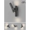 Sieninis šviestuvas Šviestuvas Domoletti FLIP QY200645, 6.5W, LED, IP44, juodas