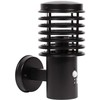 Sieninis šviestuvas Āra sienas lampa Domoletti GPL/EL, 100W, E27, IP44, melna krās., 15 cm x 33 cm