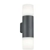 Lauko sieninis šviestuvas Domoletti Orte 14216-2, 40W, E27, IP44, juodas, 8,5 cm x 33 cm