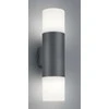 Lauko sieninis šviestuvas Domoletti Orte 14216-2, 40W, E27, IP44, juodas, 8,5 cm x 33 cm