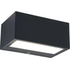 Sieninis šviestuvas Sieninis lauko šviestuvas Lutec Clgemini 1891S, 9W, LED, IP54, pilka sp., 7 cm x 10 cm