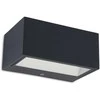 Sieninis šviestuvas Sieninis lauko šviestuvas Lutec Clgemini 1891S, 9W, LED, IP54, pilka sp., 7 cm x 10 cm