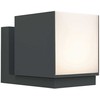 Sieninis šviestuvas Sieninis lauko šviestuvas Lutec Cuba, 12W, LED, IP54, antracito sp., 10 cm x 14.8 cm