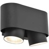 Sieninis šviestuvas Šviestuvas Lutec CYPRES 6604003118, 7W, 2XGU10, IP44