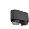 Sieninis šviestuvas Šviestuvas Lutec CYPRES 6604003118. 7W. 2XGU10. IP44