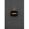 Sieninis šviestuvas Āra sienas lampa Lutec Lotus 5193201012, 8.5W, LED, IP54, melna, 6.4 cm x 14 cm