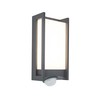 Sieninis šviestuvas Sieninis lauko šviestuvas Lutec Qubo, 14W, LED, IP54, antracito sp., 11 cm x 7.6 cm