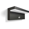 Sieninis šviestuvas Sieninis lauko šviestuvas Philips Bustan, 4.5W, LED, IP44, antracito sp., 7.8 cm x 9.2 cm