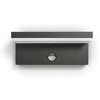 Sieninis šviestuvas Sieninis lauko šviestuvas Philips Bustan, 4.5W, LED, IP44, antracito sp., 7.8 cm x 9.2 cm