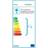 Lauko sieninis šviestuvas Philips Skua, 42W, E27, IP44, juodas, 30 cm x 22 cm
