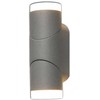 Sieninis šviestuvas Sieninis lauko šviestuvas Tope Sano, 6W, LED, IP65, antracito sp., 6.5 cm x 19.2 cm