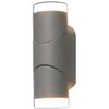 Sieninis šviestuvas Sieninis lauko šviestuvas Tope Sano, 6W, LED, IP65, antracito sp., 6.5 cm x 19.2 cm
