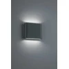 Lauko sieninis šviestuvas Trio Thames, 2,5 W, LED, IP54, pilkas, 3 cm x 9 cm