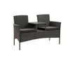 Lauko suolas Domoletti Hugo 53000010189, juodas, 138 cm x 61 cm x 86 cm