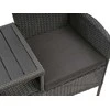 Lauko suolas Domoletti Hugo 53000010189, juodas, 138 cm x 61 cm x 86 cm